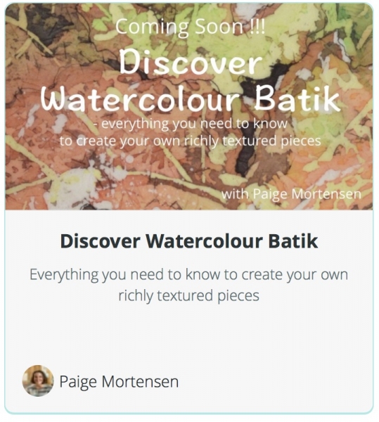 Discover Watercolour Batik